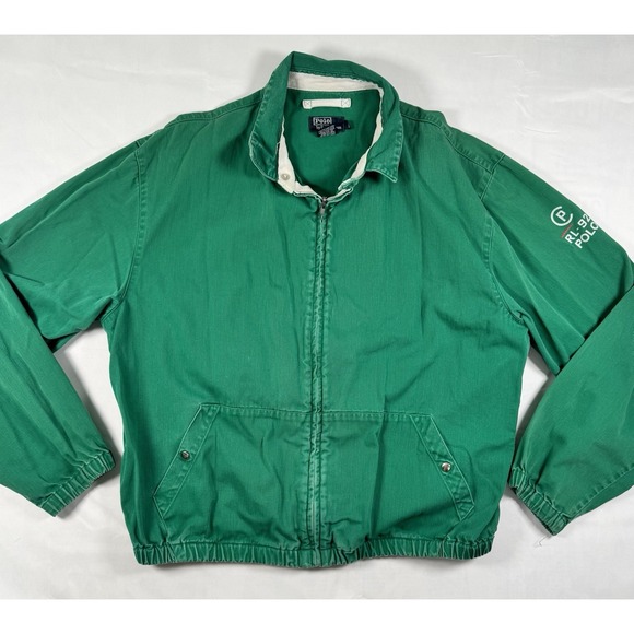 Ralph Lauren Other - Polo Ralph Lauren Vintage 90s RL-92 Green Cotton Jacket Made‎ in USA Mens XL